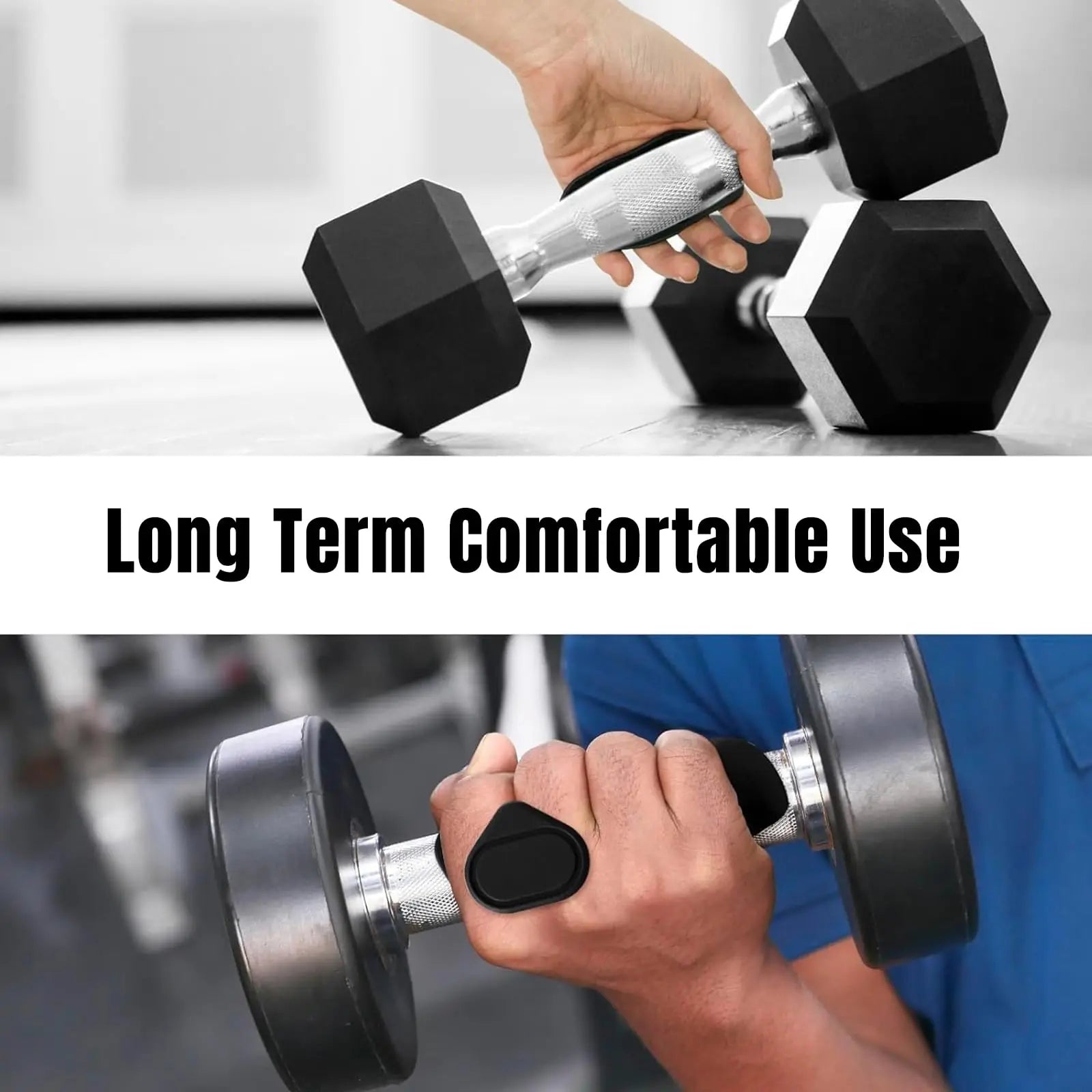 Anti-Slip Hand Grips for Gym & Fitness